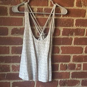 2 for $15....Gray straps tank top